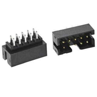 Molex Milli-Grid Series Straight Through Hole PCB Header 10 Contacts 2 mm Pitch 2 Row Shrouded 87831-1020