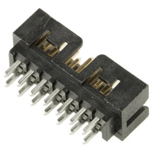 Molex Milli-Grid Series Straight Through Hole PCB Header, 14 Contacts, 2 mm Pitch, 2 Rows, Shrouded, Nylon 87831-1420