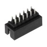 Molex Milli-Grid Series Shrouded Straight Through Hole PCB Header, 12 Contacts, 2 mm Pitch, 2 Row, Brass 87831-1241