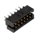 Molex Milli-Grid Series Shrouded Straight Through Hole PCB Header, 12 Contacts, 2 mm Pitch, 2 Row, Brass 87831-1241