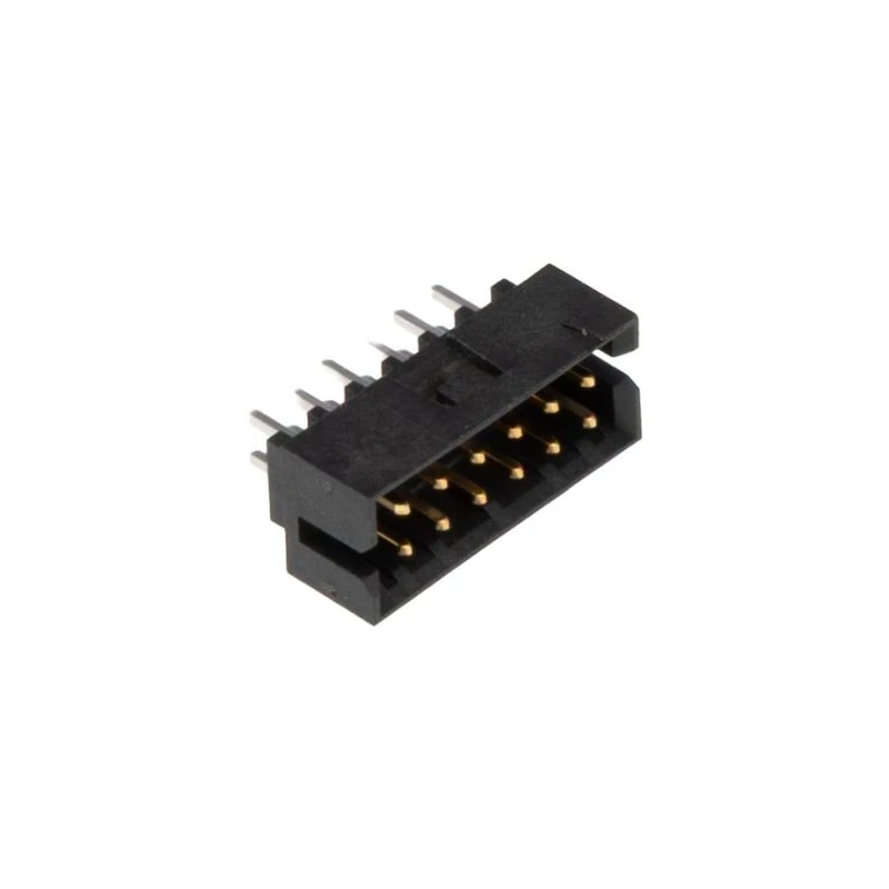 Molex Milli-Grid Series Shrouded Straight Through Hole PCB Header, 12 Contacts, 2 mm Pitch, 2 Row, Brass 87831-1241