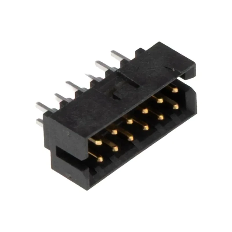 Molex Milli-Grid Series Shrouded Straight Through Hole PCB Header, 12 Contacts, 2 mm Pitch, 2 Row, Brass 87831-1241