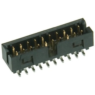 Molex Milli-Grid Series Straight Surface PCB Header, 12 Contact(s), 2 mm Pitch, 2 Row, Shrouded 87832-1220