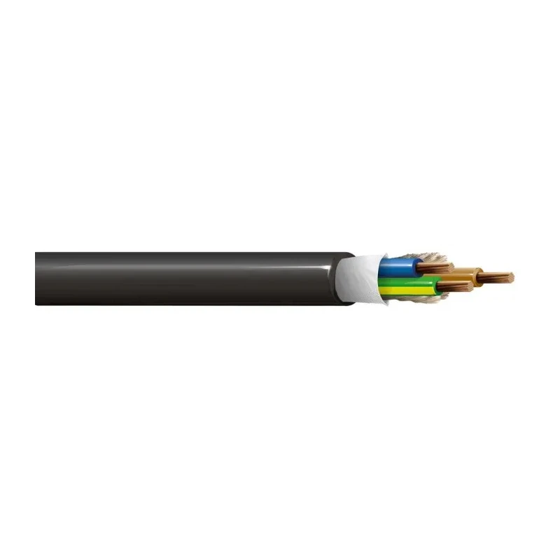 Belden 3 Core 300V Polyvinyl Chloride Jacket Power Cable Black 60 °C 76 m 19401 010250