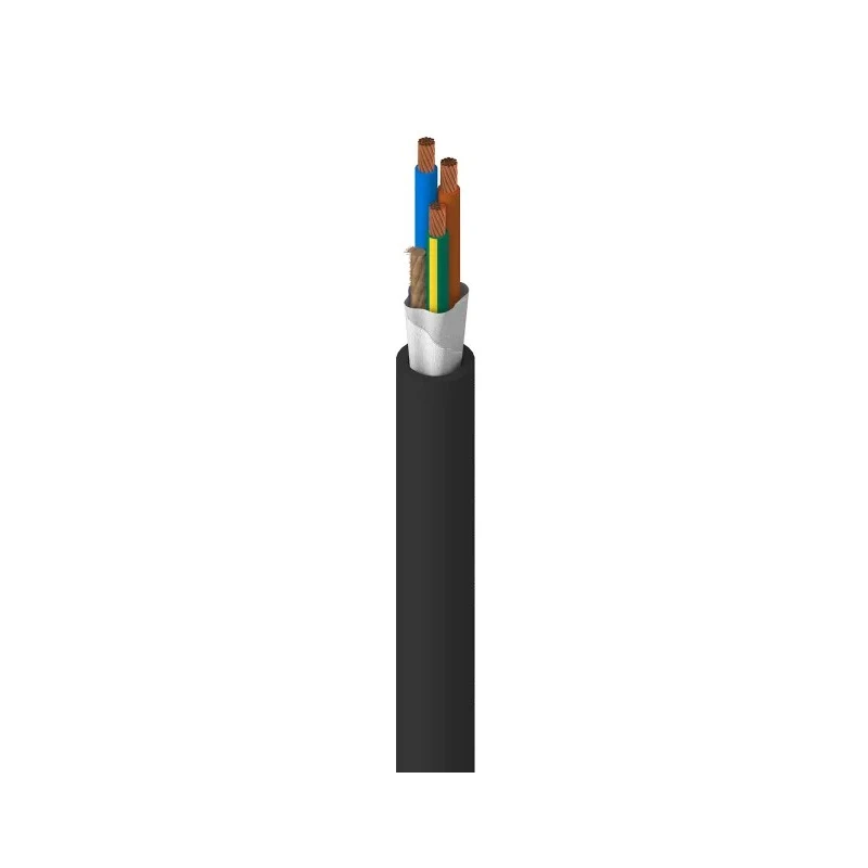 Belden 3 Core 76 m Power Cable Black Polyvinyl Chloride Jacket 60 °C 19352 010250
