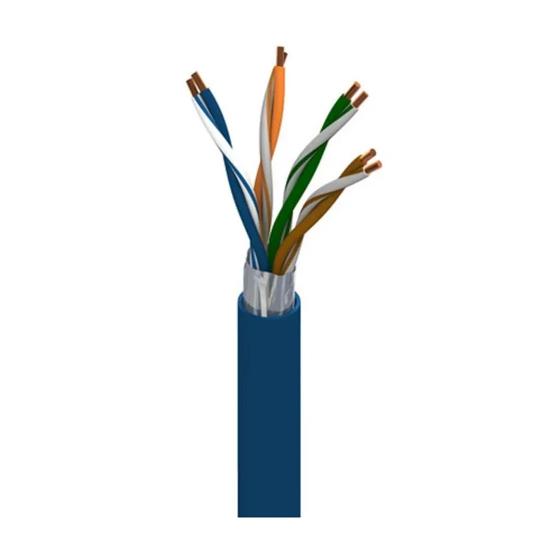 Belden 7919A Cat5e Ethernet Cable, 305 m Length, Shielded, Screened, Black PVC Jacket Cat5e