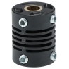 Omron E69 Series Shaft Coupling for Use with E6A2-C, E6B2-C, E6C2-C, E6C3-A Rotary Encoders, 6mm Shaft Diameter E69-C68B