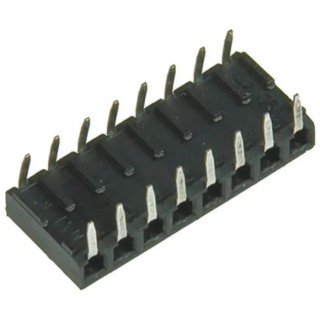 Molex C-Grid Series Right Angle Through Hole PCB Socket 4-Contact 1 Row 2.54 mm Pitch Solder 90148-1204