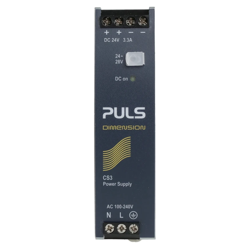 Mean Well DIMENSION Series Switched Mode DIN Rail Power Supply 100-240V AC Input 28V DC 3.3A 80W CS3.241