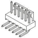 Molex KK 254 Series Right Angle Through Hole Pin Header 3 Contact, 2.54 mm Pitch, 1 Row, Unshrouded 22-12-4032