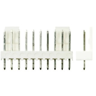 Molex KK 254 Series Straight Through Hole Pin Header, 14 Contacts, 2.54 mm Pitch, 1 Row, Unshrouded 22-27-2141