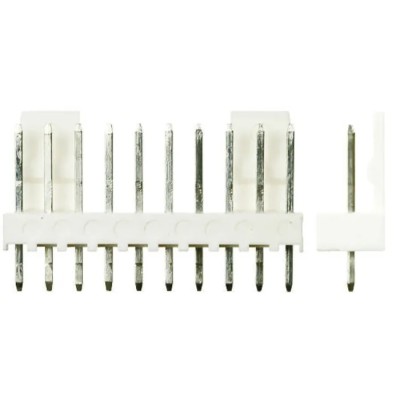 Molex KK 254 Series Straight Through Hole Pin Header, 14 Contacts, 2.54 mm Pitch, 1 Row, Unshrouded 22-27-2141