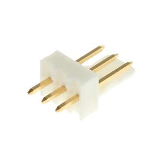 Molex KK 254 Series Straight Through Hole Pin Header, 3 Contacts, 2.54 mm Pitch, 1 Row, Unshrouded, 250V, 4A 22-29-2031