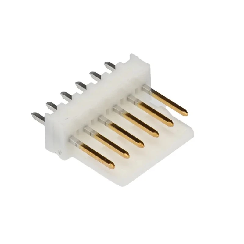 Molex KK 254 Series Straight Through Hole Pin Header 6 Contacts 2.54 mm Pitch 1 Row Unshrouded 22-29-2061