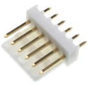 Molex KK 254 Series Straight Through Hole Pin Header 6 Contacts 2.54 mm Pitch 1 Row Unshrouded 22-29-2061