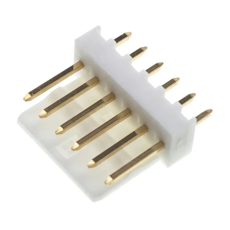 Molex KK 254 Series Straight Through Hole Pin Header 6 Contacts 2.54 mm Pitch 1 Row Unshrouded 22-29-2061