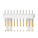Molex KK 254 Series Straight Through Hole Pin Header, 10 Contacts, 2.54 mm Pitch, 1 Row, Unshrouded 22-29-2101