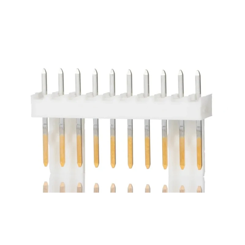 Molex KK 254 Series Straight Through Hole Pin Header, 10 Contacts, 2.54 mm Pitch, 1 Row, Unshrouded 22-29-2101