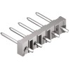 Molex KK 508 Series Straight Through Hole Pin Header, 5 Contacts, 5.08 mm Pitch, 1 Row, Unshrouded, Brass Tin 10-08-1051