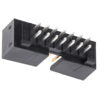 Molex C-Grid Series Straight Through Hole PCB Header 14 Contact 2 Row 2.54 mm Pitch Shrouded 70246-1401