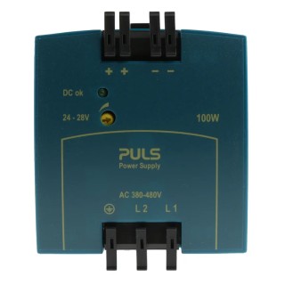 Phoenix Contact MiniLine Switched Mode DIN Rail Power Supply 480V AC Input 28V DC, 4.2A Output, 100W ML100.200