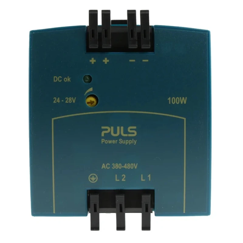 Phoenix Contact MiniLine Switched Mode DIN Rail Power Supply 480V AC Input 28V DC, 4.2A Output, 100W ML100.200