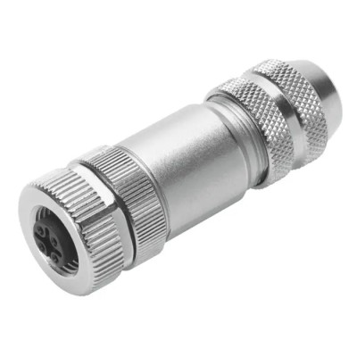 Festo NECU Series M12 Plug Connector For Self-Assembly Universal Plug Connectors NECU-M-B12G5-C2-PB
