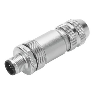 Festo Pneumatic Sensor & Switch Plug Connector , M12 Connector, IP67, 0-60V, 4A, Self-Assembly NECU-M-S-B12G5-C2-PB