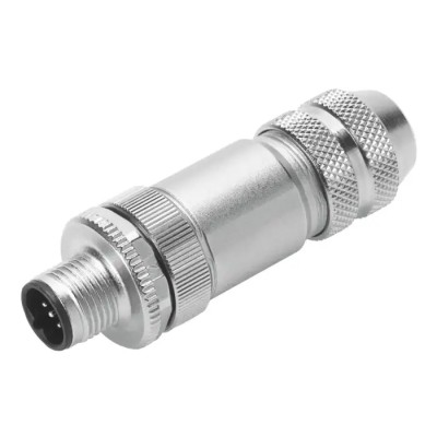 Festo Pneumatic Sensor & Switch Plug Connector , M12 Connector, IP67, 0-60V, 4A, Self-Assembly NECU-M-S-B12G5-C2-PB