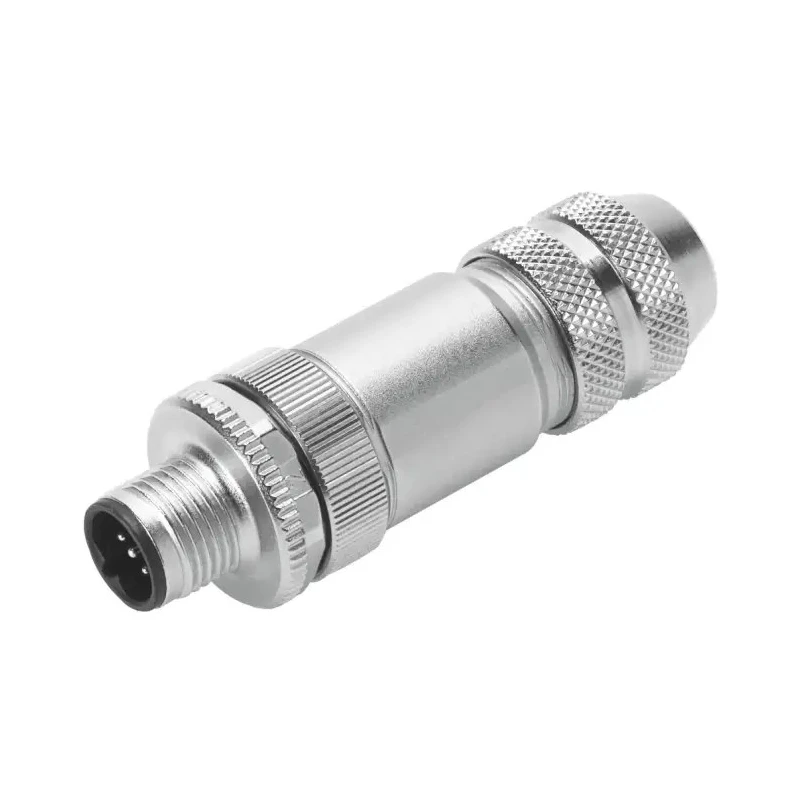 Festo Pneumatic Sensor & Switch Plug Connector , M12 Connector, IP67, 0-60V, 4A, Self-Assembly NECU-M-S-B12G5-C2-PB