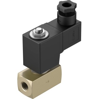 Festo Pneumatic Solenoid Valve Monostable Closed 2/2 Electric G 24V Brass Body VZWD-L-M22C-M-G14-60-V-1P4-4