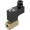 Festo Pneumatic Solenoid Valve Monostable Closed 2/2 Electric G 24V Brass Body VZWD-L-M22C-M-G14-60-V-1P4-4