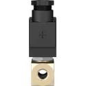 Festo Pneumatic Solenoid Valve Monostable Closed 2/2 Electric G 24V Brass Body VZWD-L-M22C-M-G14-60-V-1P4-4