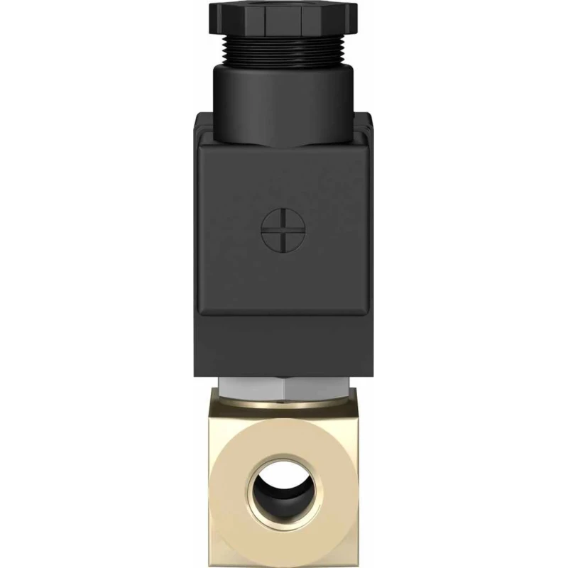 Festo Pneumatic Solenoid Valve Monostable Closed 2/2 Electric G 24V Brass Body VZWD-L-M22C-M-G14-60-V-1P4-4