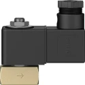 Festo Pneumatic Solenoid Valve 1 Solenoid Closed 2/2 Electric G 1/8 Brass Body 24V dc VZWD-L-M22C-M-G18-10-V-1P4-50