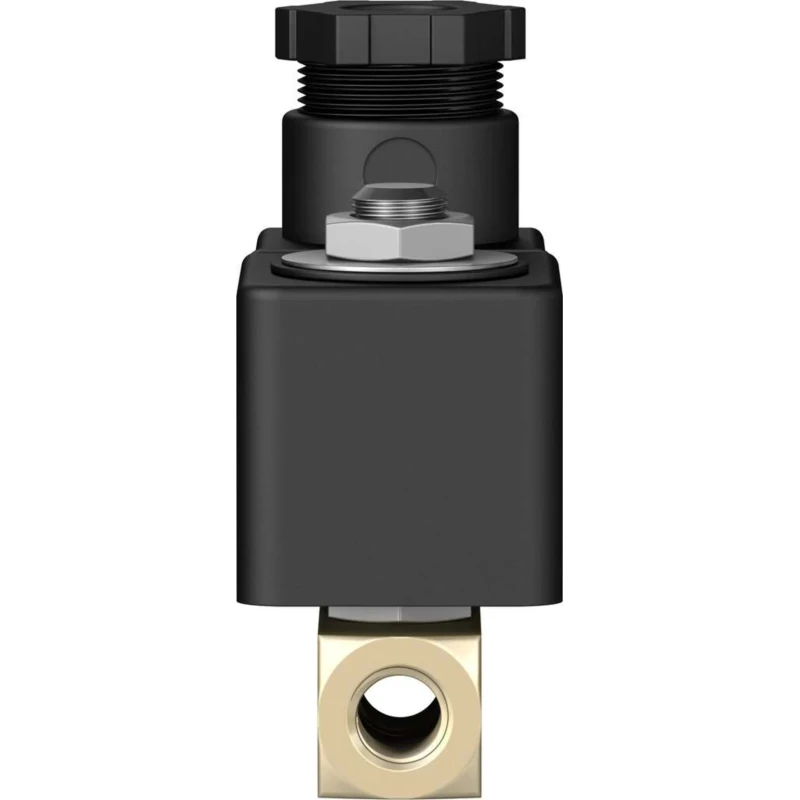 Festo Pneumatic Solenoid Valve 1 Solenoid Closed 2/2 Electric G 1/8 Brass Body 24V dc VZWD-L-M22C-M-G18-10-V-1P4-50
