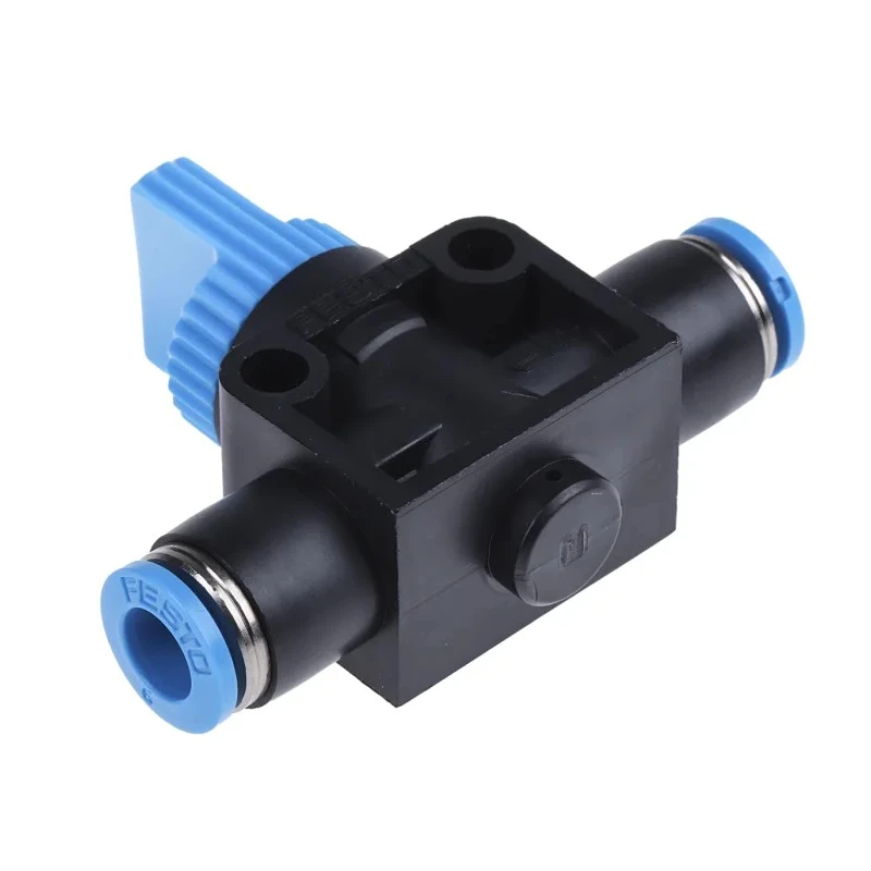 Festo Pneumatic Manual Control Valve HE Series Maximum Pressure 10 Bar Operating Temperature 0-60°C HE-2-QS-6