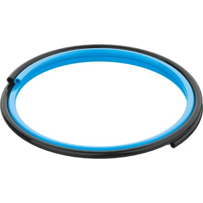 Festo Compressed Air Pipe Blue and Black Polyurethane Twin Tube 6 mm Outside Diameter, 4 mm Inside Diameter PUN-6X1-DUO-BS