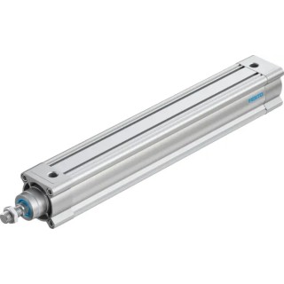 Festo Pneumatic Piston Rod Cylinder 63mm Bore, 400mm Stroke, Double Acting, Wrought Aluminium Alloy Body DSBC-63-400-PPSA-N3