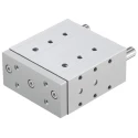 Festo Pneumatic Guided Cylinder 63mm Bore 100mm Stroke Double Acting Through Hole Mount DFM-63-100-P-A-KF