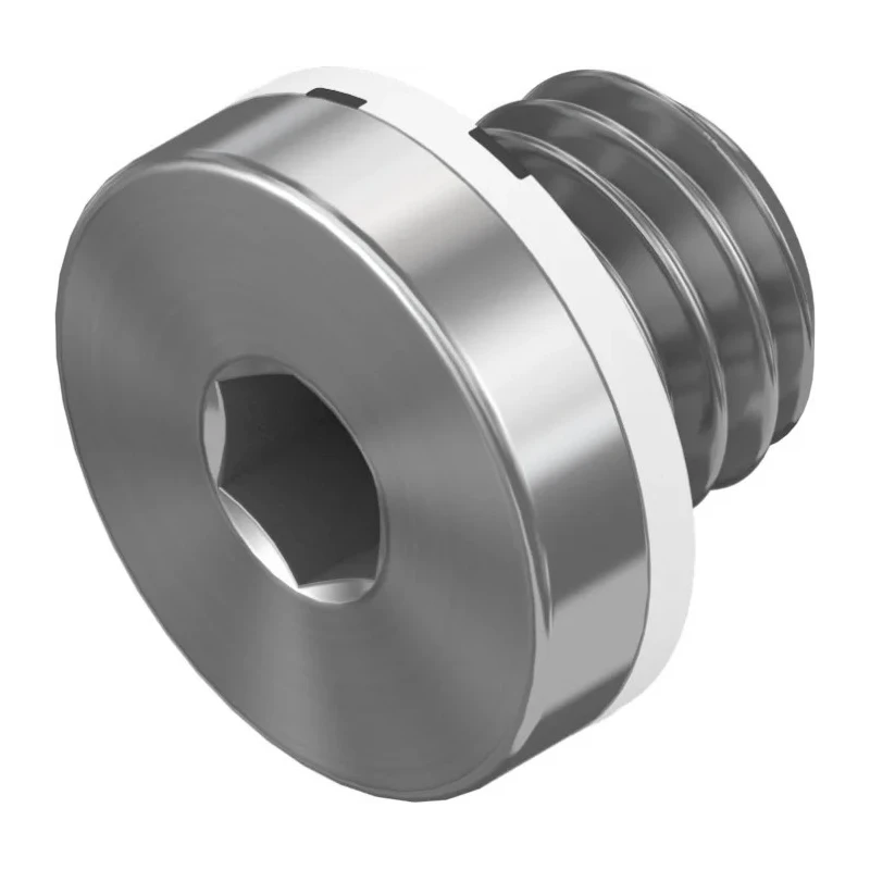 Festo Metric Galvanised Steel Blanking Plug Threaded M5 Hex Head 6.3mm Length B-M5-B