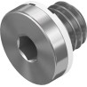 Festo Metric Galvanised Steel Blanking Plug Threaded M5 Hex Head 6.3mm Length B-M5-B