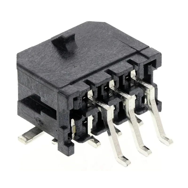 Molex Micro-Fit 3.0 Series Right Angle Surface PCB Header 6 Contact 3 mm Pitch 2 Row Shrouded 43045-0609