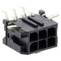 Molex Micro-Fit 3.0 Series Right Angle Surface PCB Header 6 Contact 3 mm Pitch 2 Row Shrouded 43045-0609