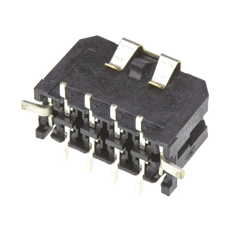 Molex Micro-Fit 3.0 Series Straight Surface PCB Header, 8 Contact(s), 3 mm Pitch, 2 Row, Shrouded 43045-0818