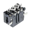Molex 43045 Series Right Angle Surface PCB Header, 6 Contacts, 3 mm Pitch, 2 Row, Shrouded, 600V, 8.5A Current 43045-0610