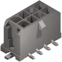 Molex Micro-Fit 3.0 Series Straight Surface PCB Header 8 Contact 3 mm Pitch 2 Row Shrouded 43045-0820