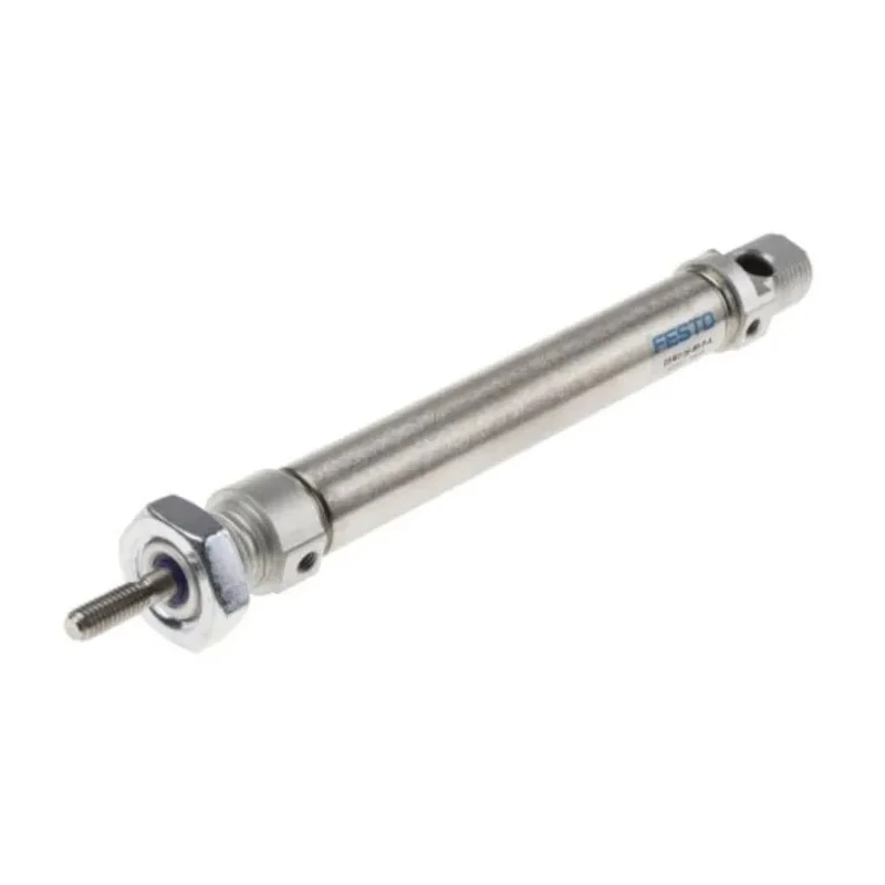 Festo Pneumatic Cylinder 16 mm Bore, 70 mm Stroke, Double Acting, Aluminium Body, Through Hole Mount DSNU-16-70-P-A