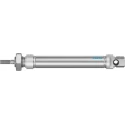 Festo Pneumatic Cylinder 16 mm Bore, 70 mm Stroke, Double Acting, Aluminium Body, Through Hole Mount DSNU-16-70-P-A