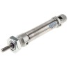 Festo Aluminium Body Double Acting Pneumatic Cylinder 16mm Bore, 30mm Stroke, Through Hole Mount, Elastomer DSNU-16-30-P-A